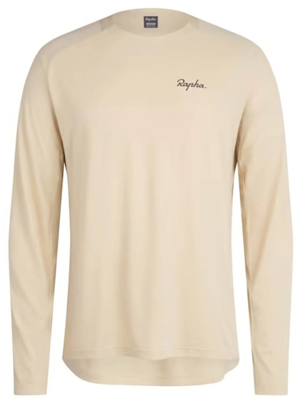Rapha Trail MTB Long-Sleeve Technical T-Shirt S Sand/Dark Grey